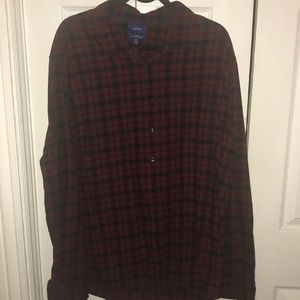 Men’s Plaid Long Sleeve Shirt